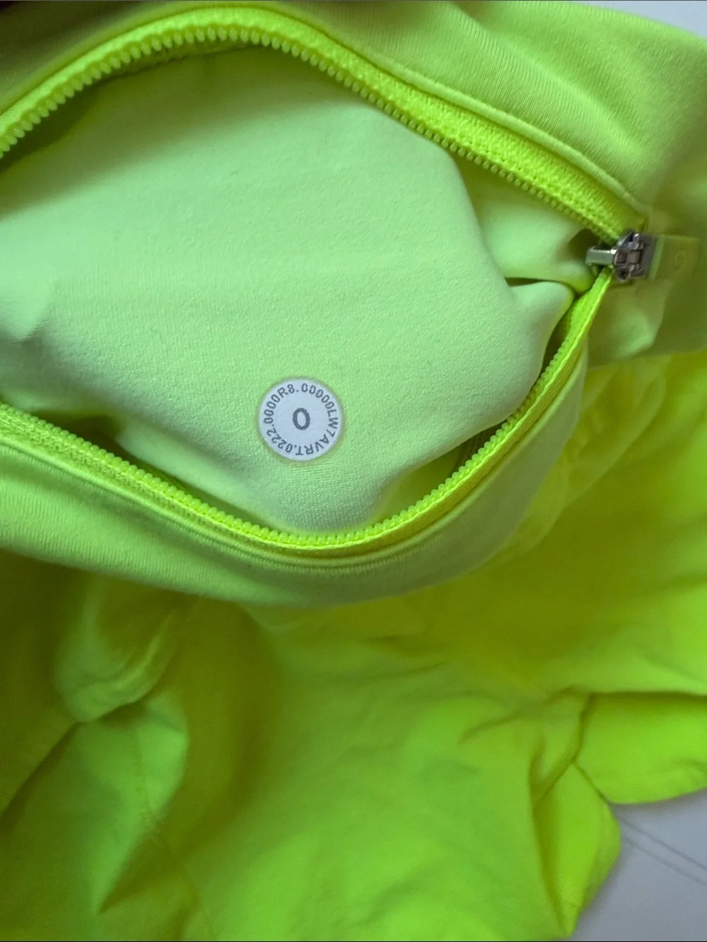 (006)lululemon athletica Neon Yellow High-Waist Athletic Shorts